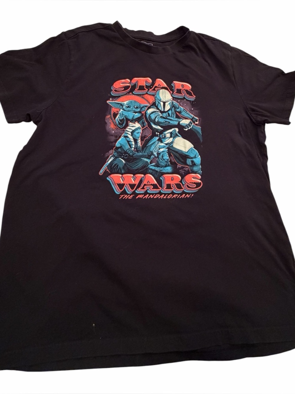 Star Wars graphic t-shirt TheMandalorian-Size Large